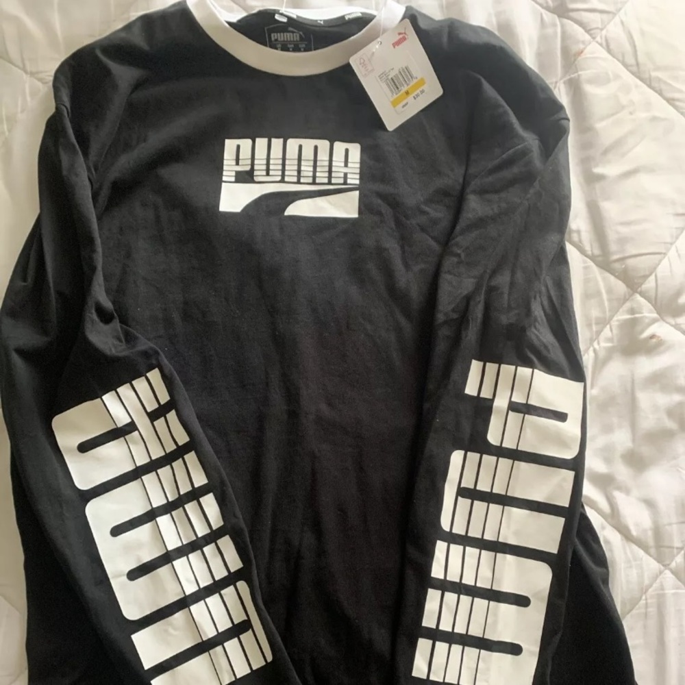 Size-Medium, long sleeve puma, brand new with tags